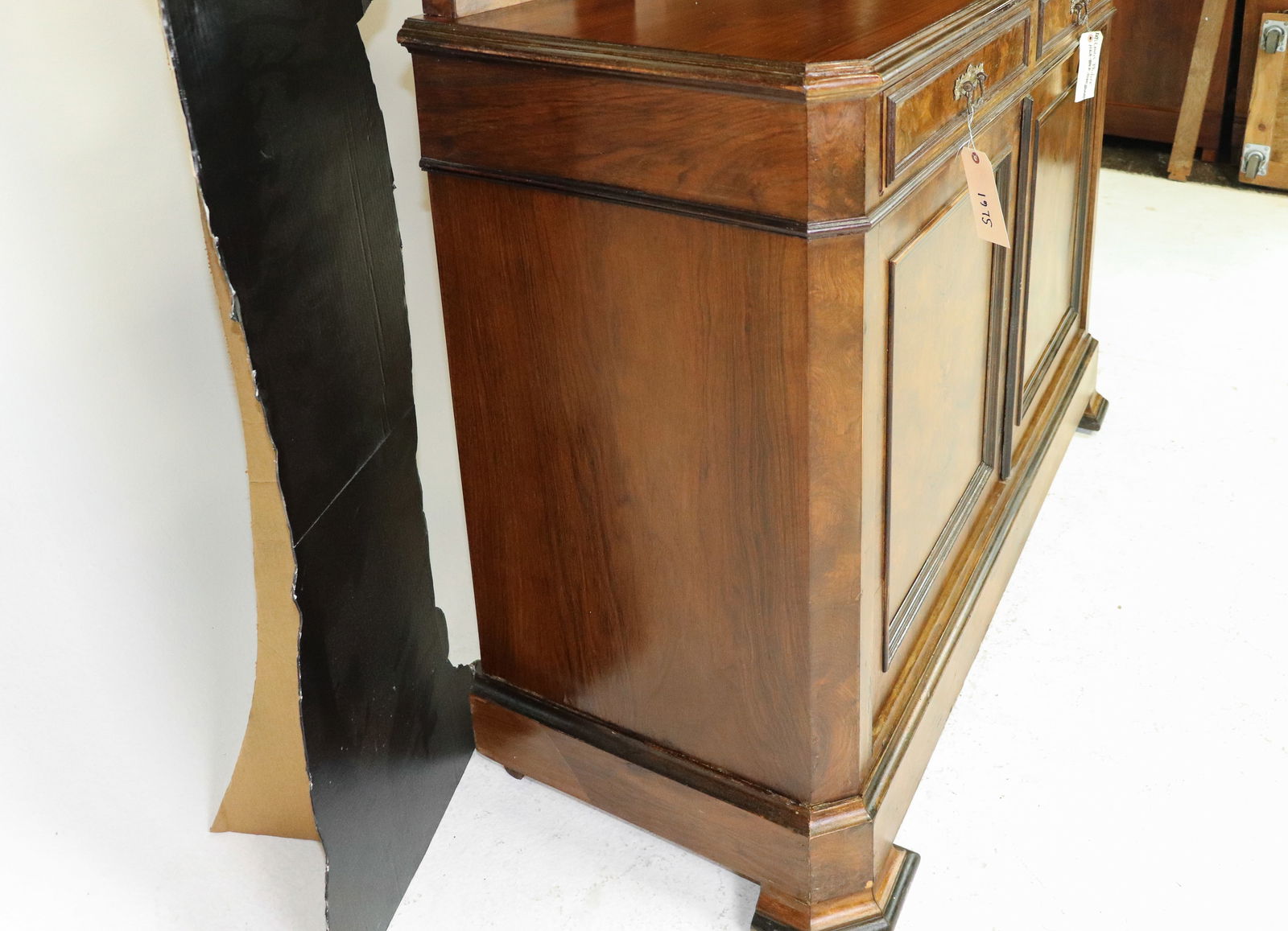 Victorian Style Walnut Server - 9