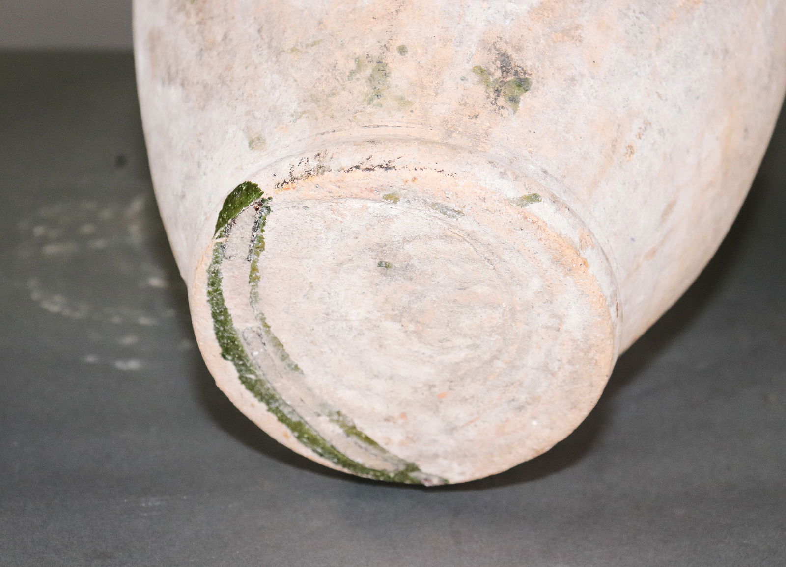 Two Green Glazed Olive Jars - 5