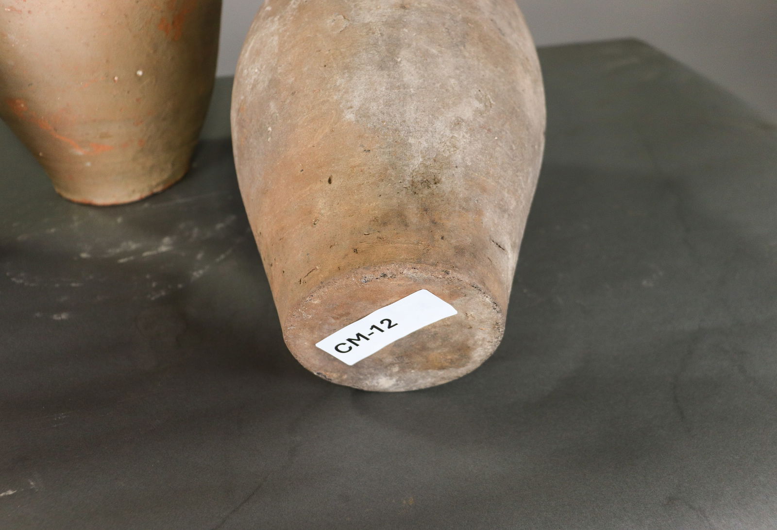 Three Green Glazed Olive Jars - 5