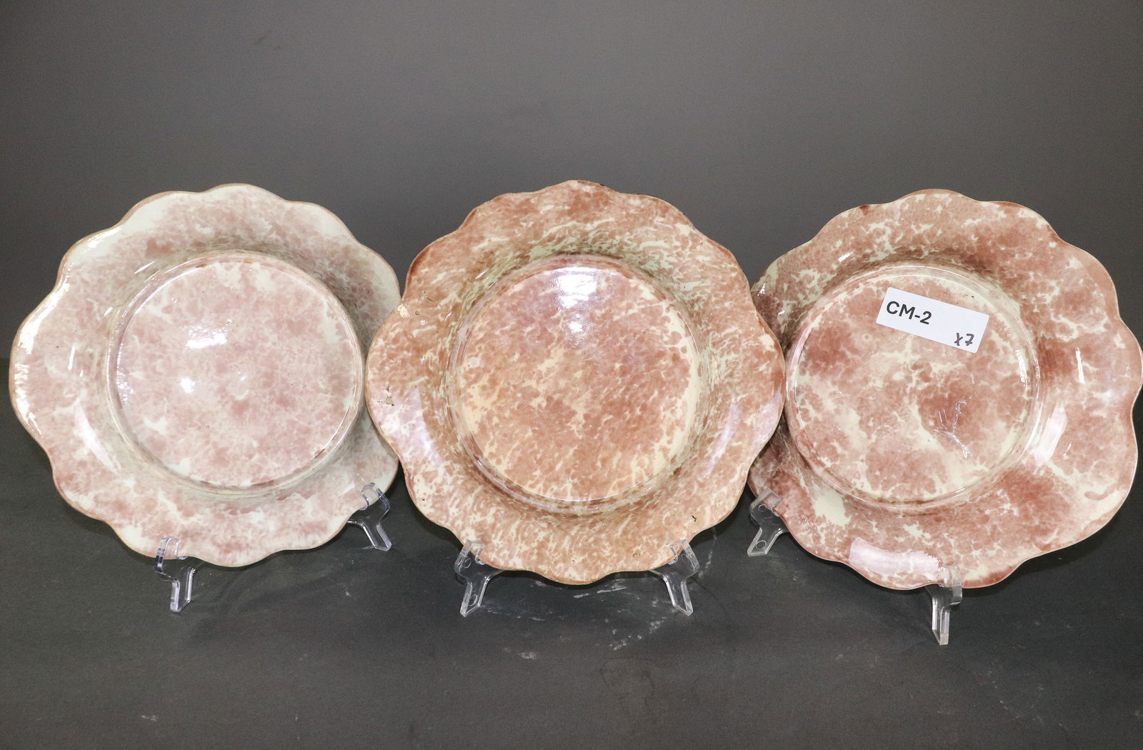 Three Assorted French Majolica Plates - 4