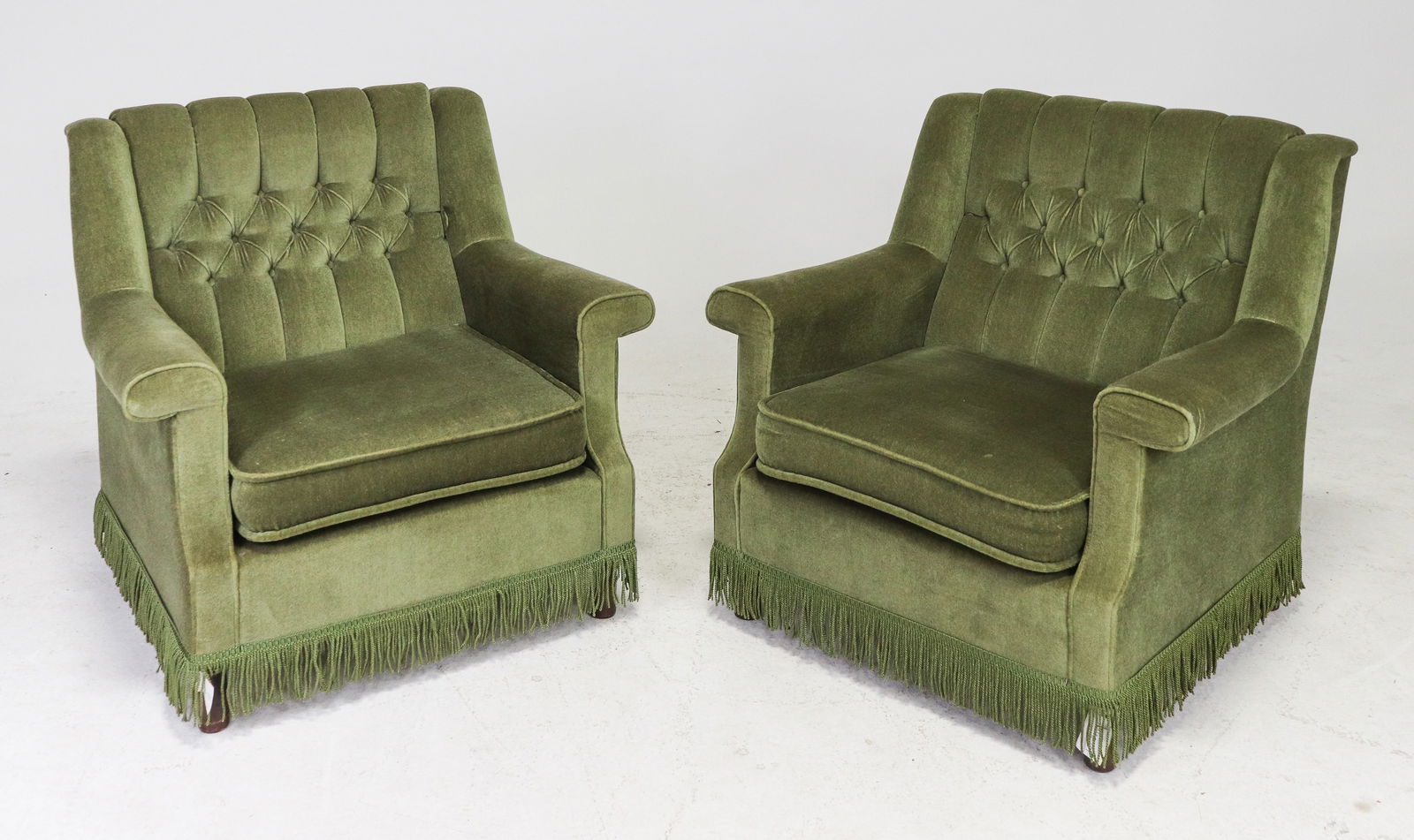 Pair Of Danish Upholstered Arm Chairs (1 of 5)