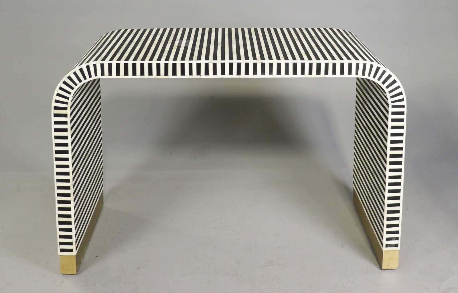 Bone Inlaid "Waterfall" Console / Hall Table #1 (1 of 5)