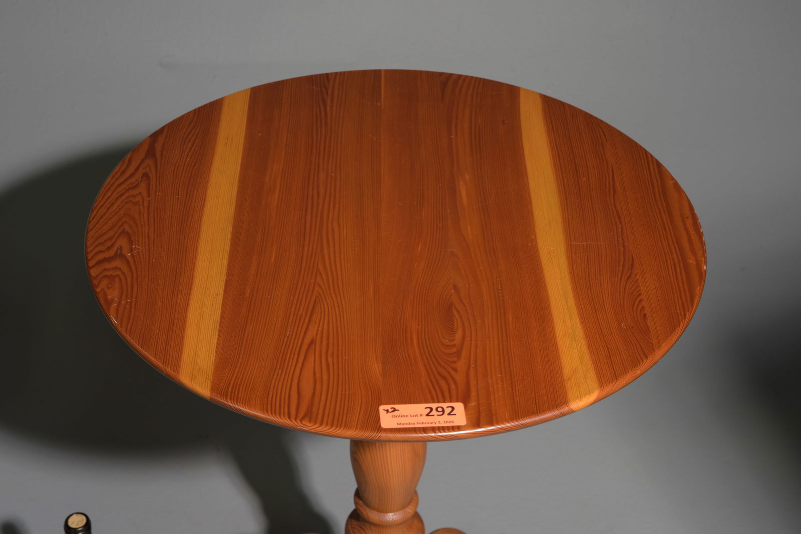 Swedish Pine Side Table & Wine table - 3