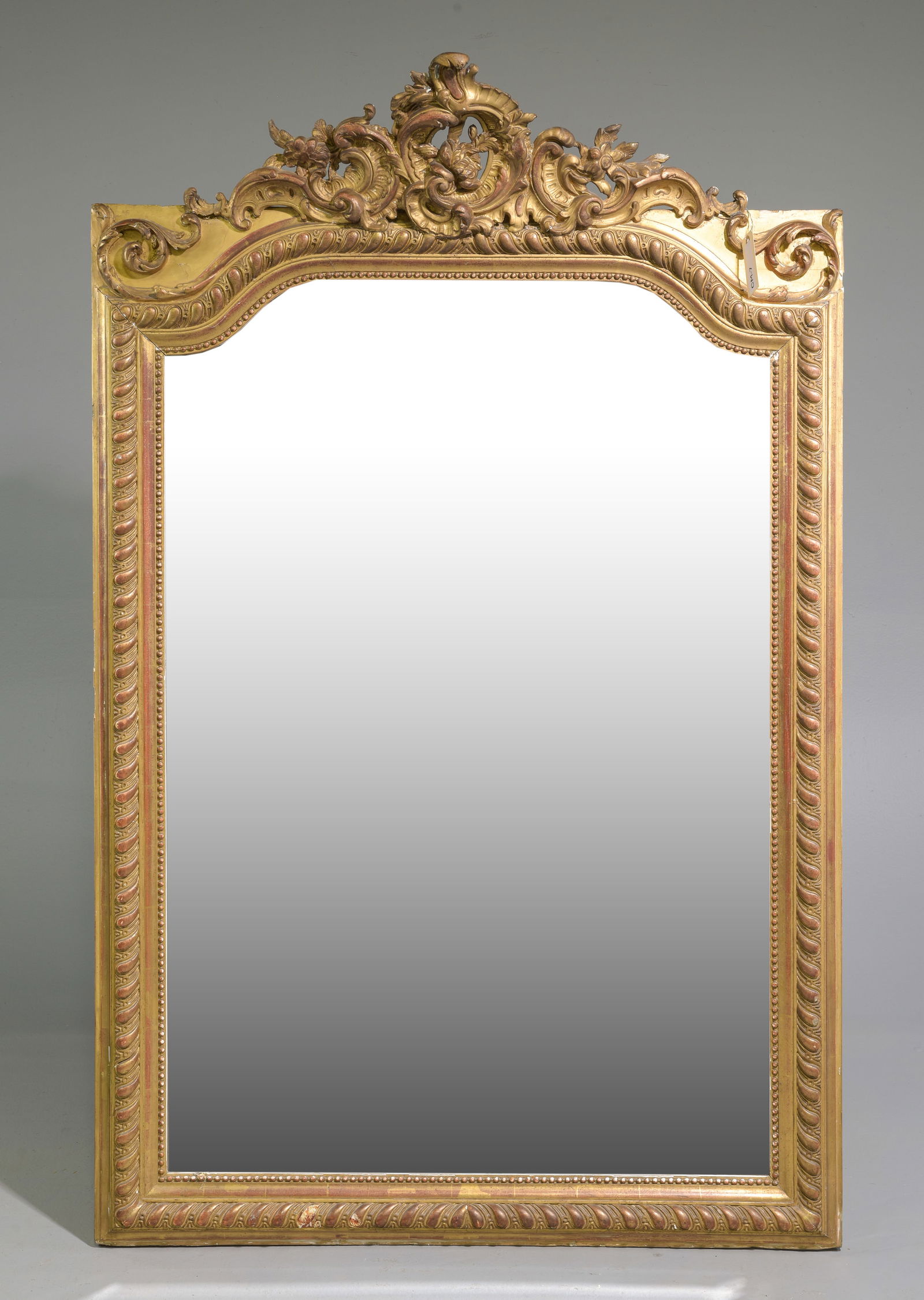 Louis XV Style Gold Framed Beveled Mirror (1 of 5)