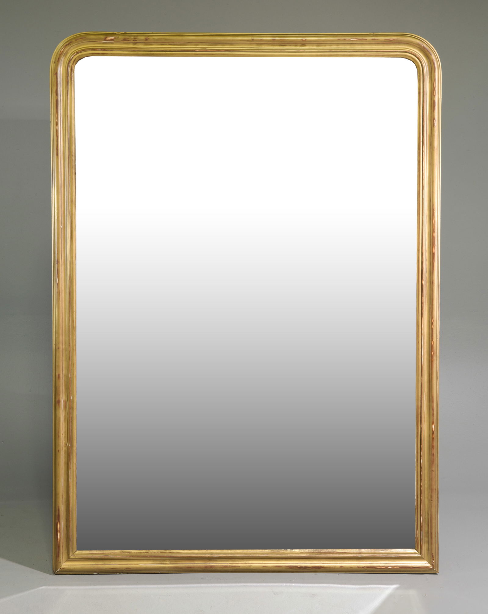 Louis Philippe Style Large Gold Framed Mirror (1 of 4)