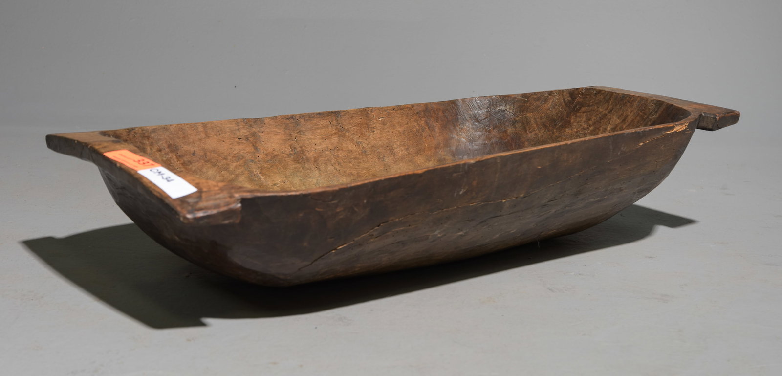 Waxed Dough Bowl #1: Waxed Dough Bowl - 7 in tall x 31 x 16.5