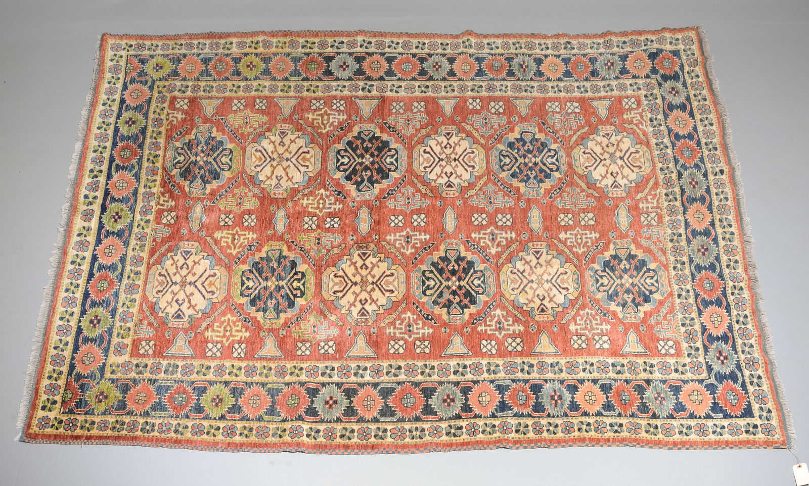Hand Knotted Kazakh Rug - 8'7 x 6'6 (1 of 4)