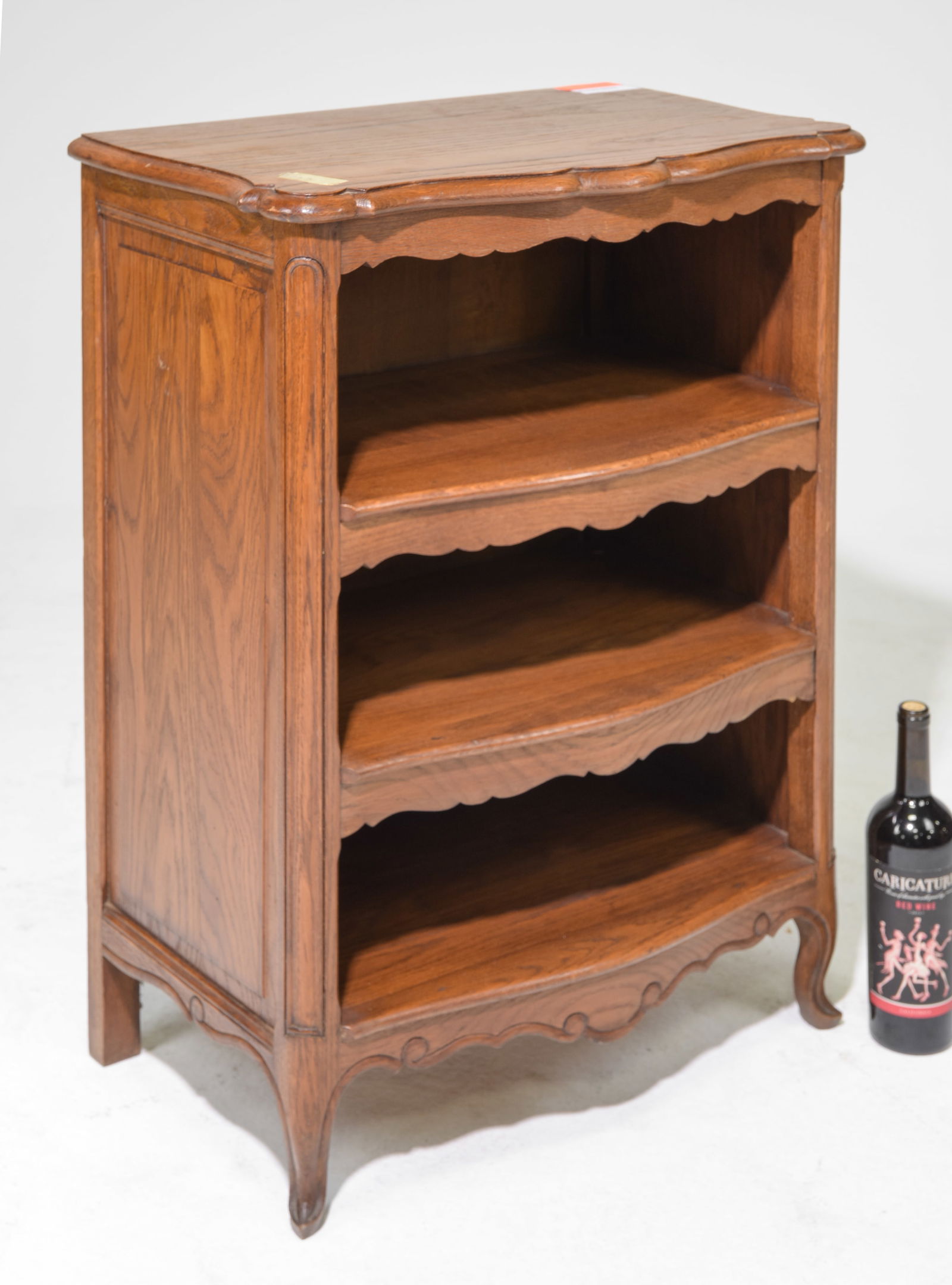 Louis XV Style Oak Bookshelf (1 of 3)