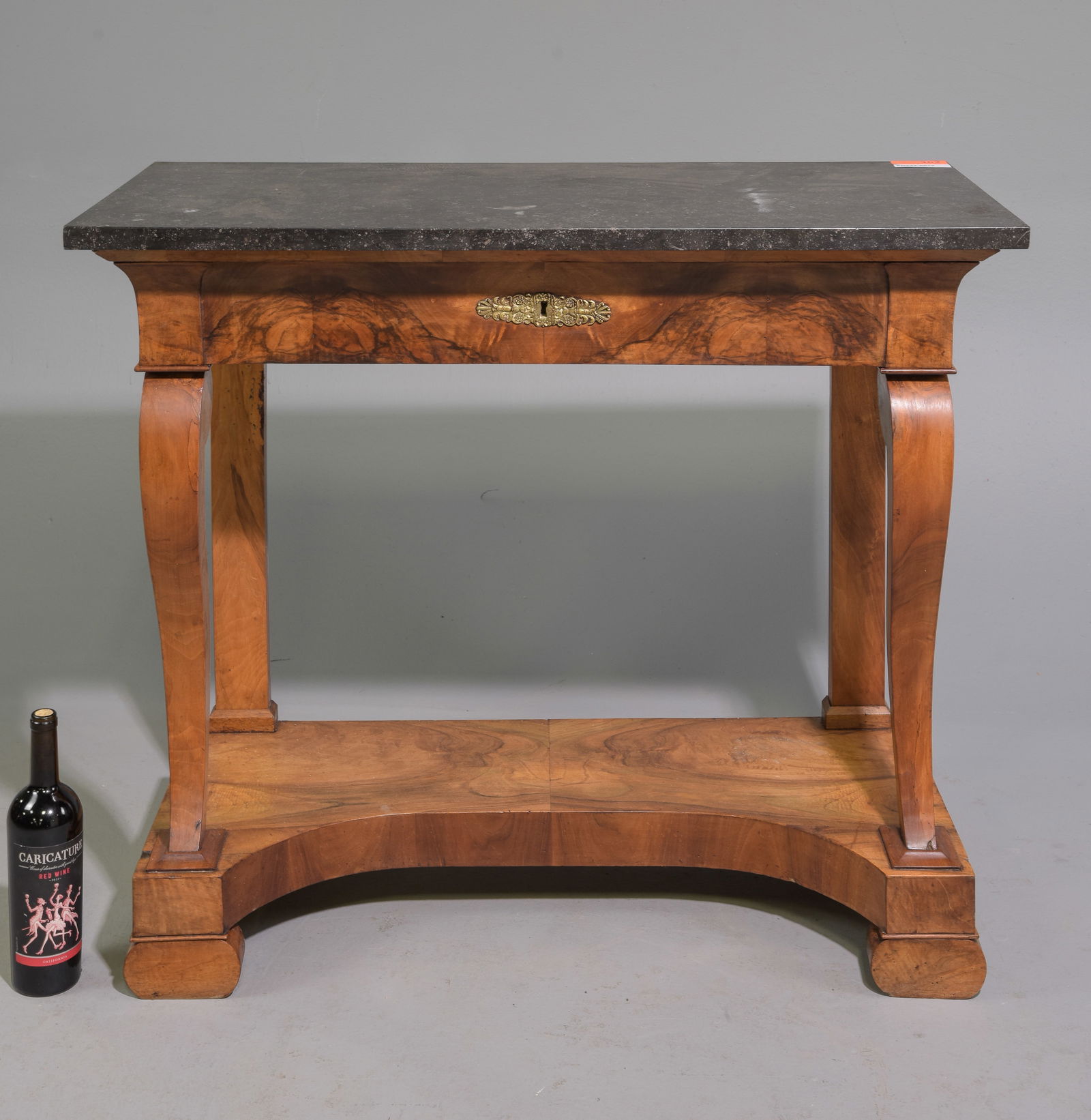 Louis Philippe Style Marble Top Hall Table / Console (1 of 4)