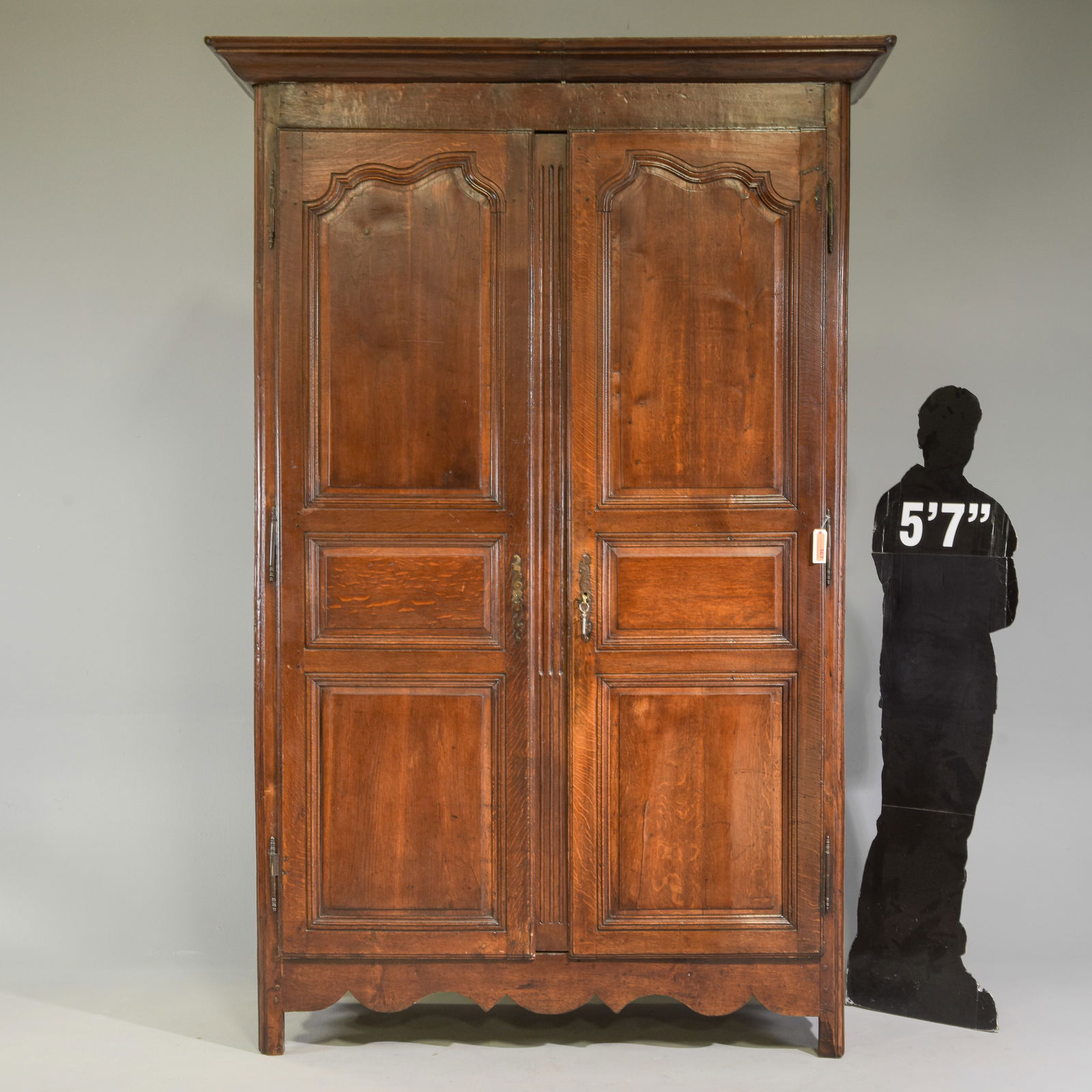 French Large Double Door Armoire (1 of 8)