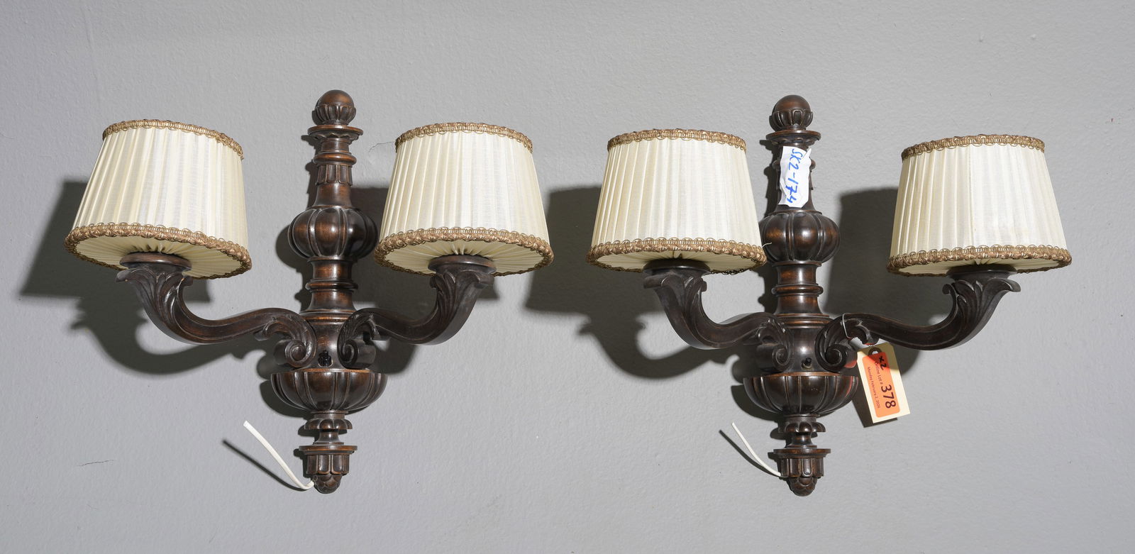 2 Swedish Two Arm Wall Sconces (1 of 3)