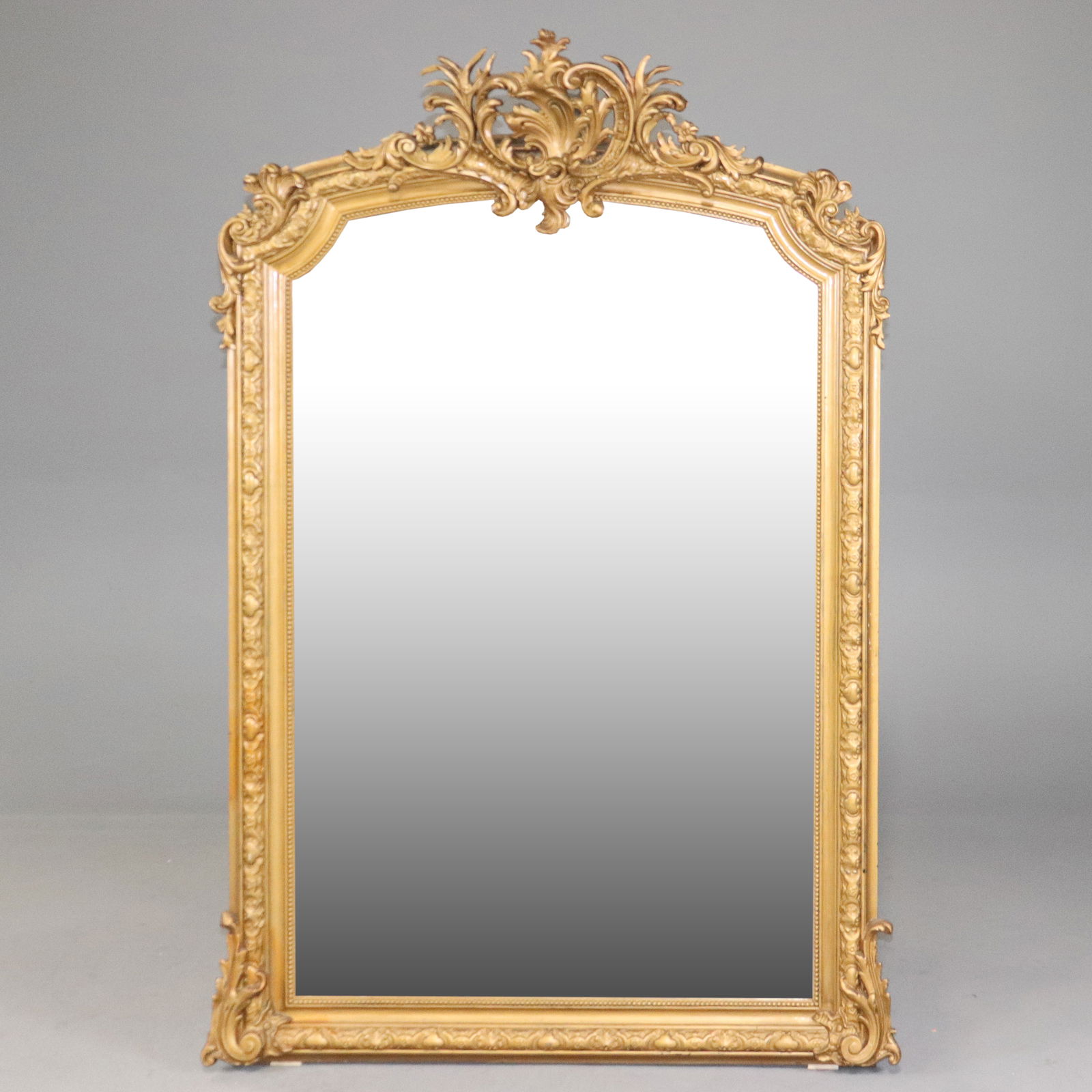 Louis XV Style Gold Gilt / Painted Framed Mirror (1 of 4)