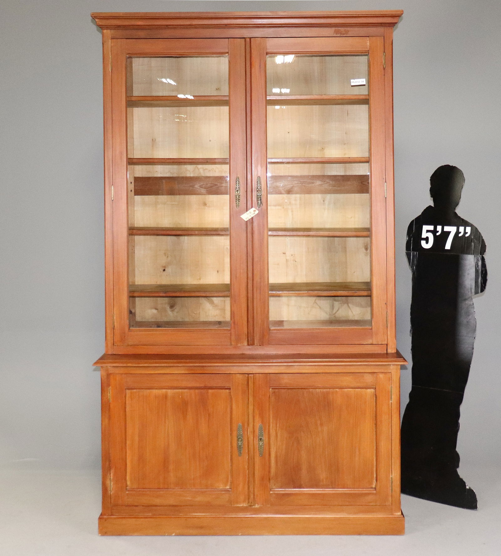 Louis Philippe Style Bookcase / Cupboard (1 of 7)