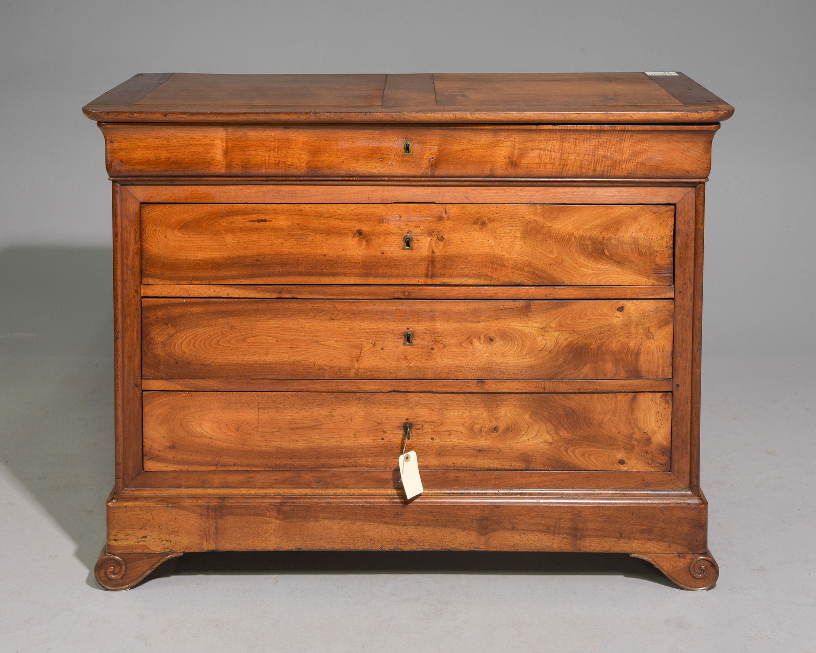 Louis Philippe Style Four Drawer Chest (1 of 5)