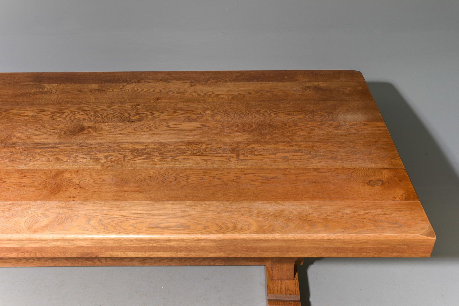 French Solid Oak Monastery / Farmhouse Table - 3