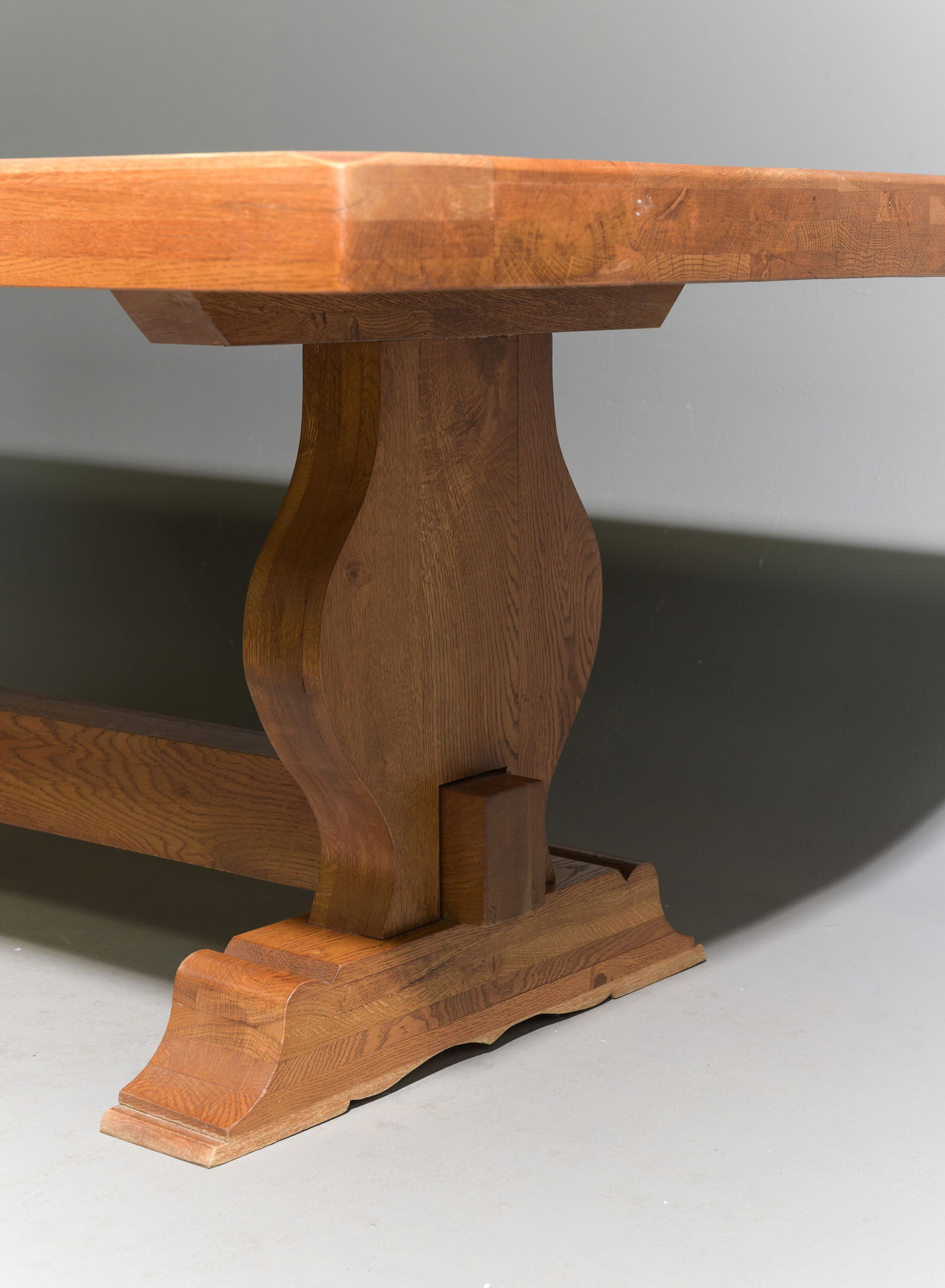 French Solid Oak Monastery / Farmhouse Table - 4