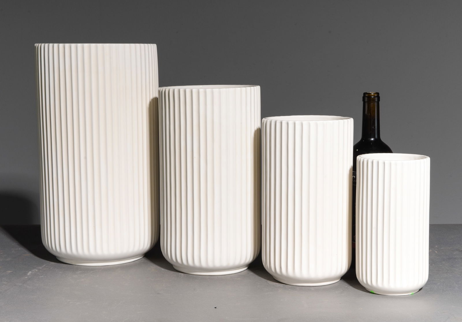 4 Danish Lingby Porcellan Vases (1 of 7)