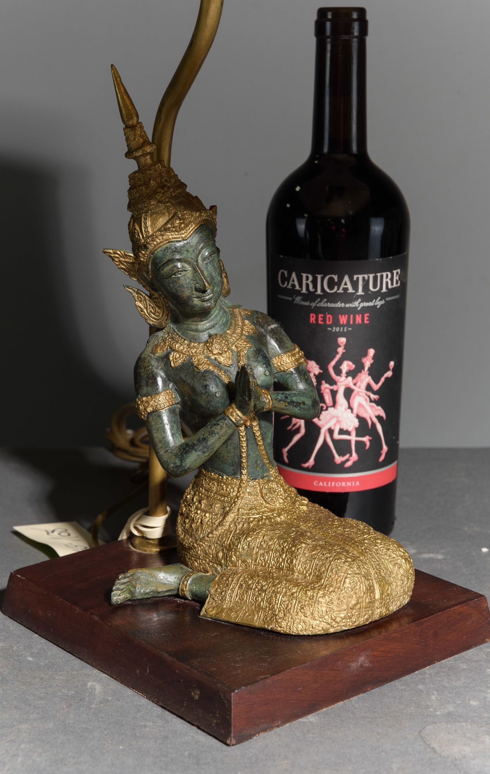 Thai Figural Table Lamp - 2