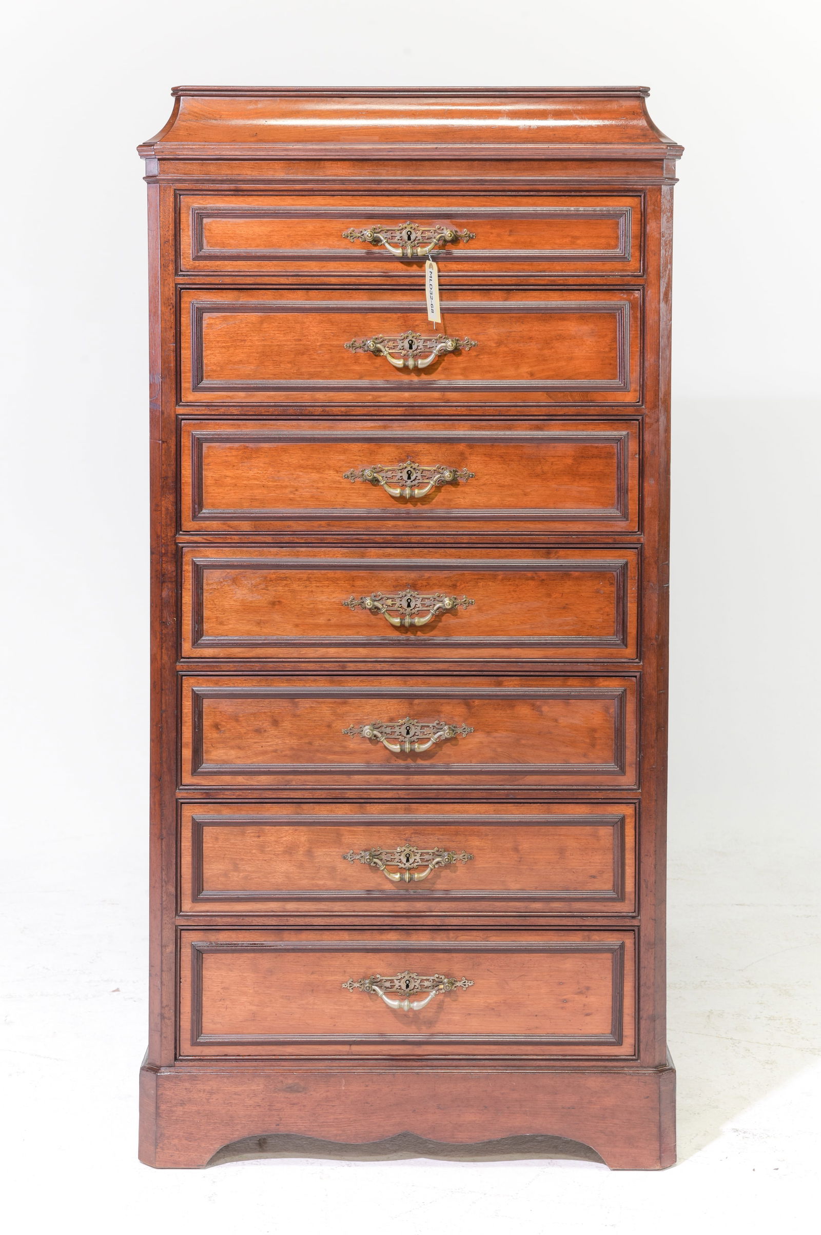 French Mahogany Seven Drawer Chest / Semaniere (1 of 7)