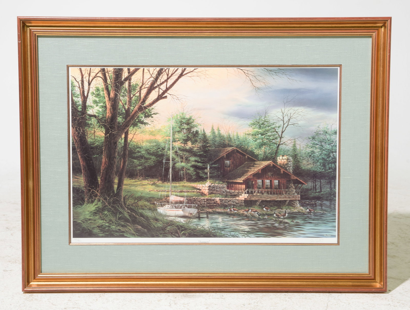 Terry Redlin "Summer" Framed Print: Terry Redlin "Summer" Framed Print number 731 of 960 - This is artist signed - 25.5 in tall x 34.5 x 2