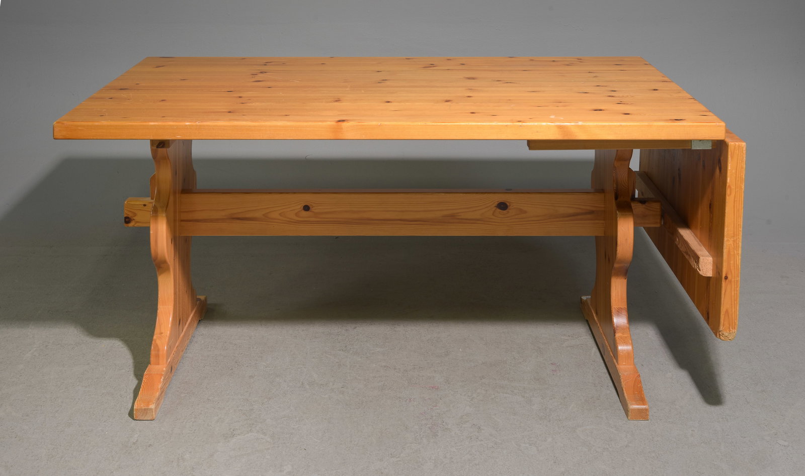 Swedish Mid Century Modern Pine Table / Desk (1 of 6)