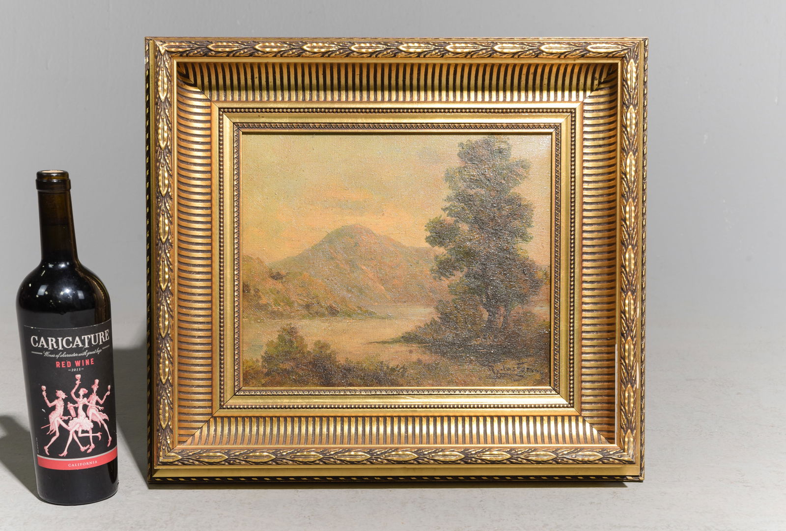 Danish Antique Oil on Canvas Landscape (1 of 4)