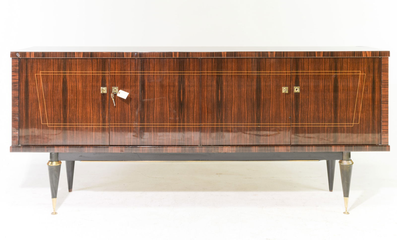 French Modern Four Door Sideboard / Enfilade (1 of 7)