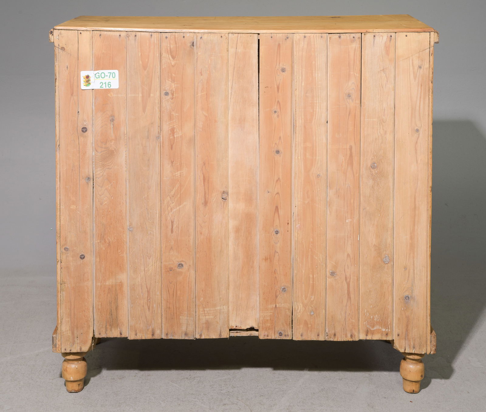 British Pine Five Drawer Chest - 5