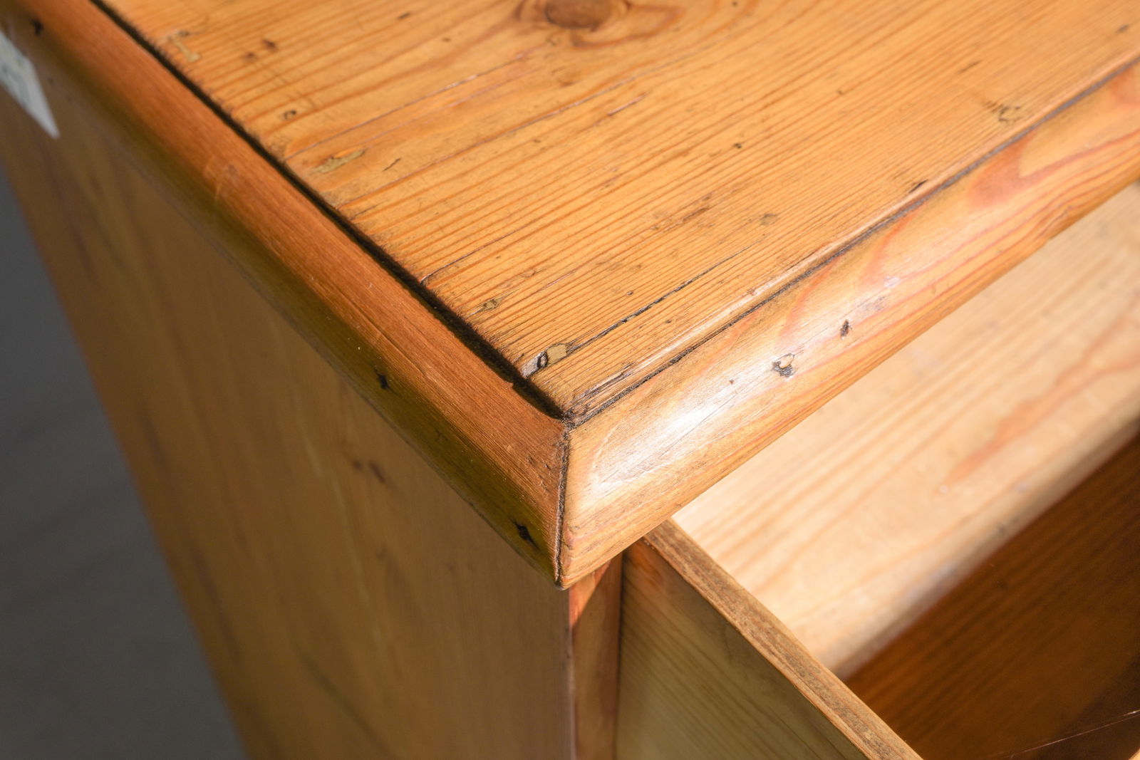 British Pine Five Drawer Chest - 3