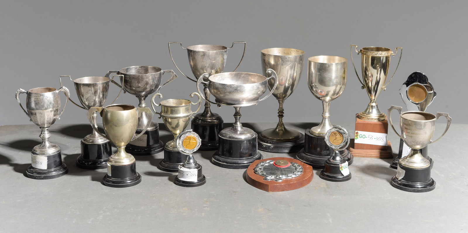 15 Assorted Silverplate English Trophies (1 of 7)