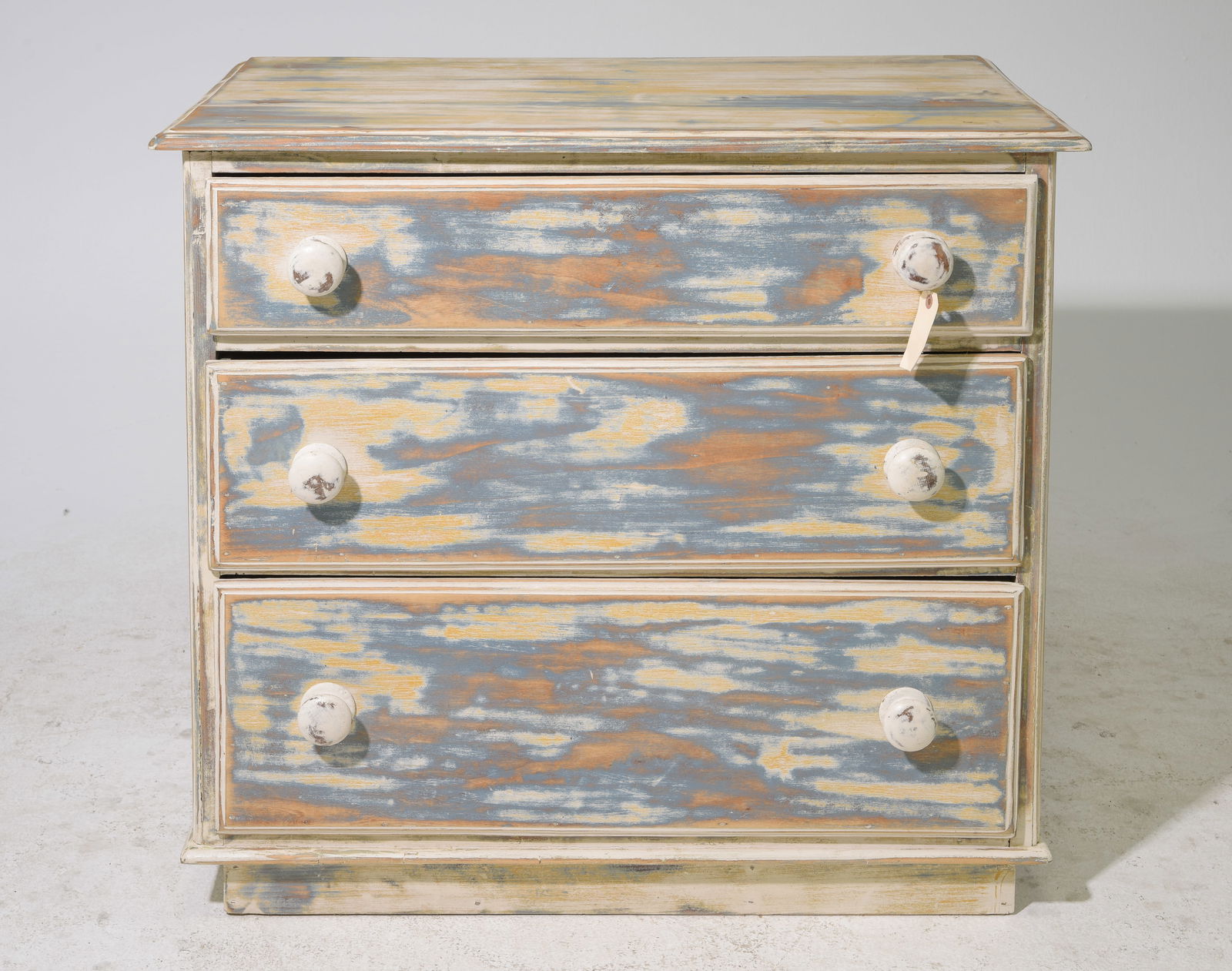 British Painted 3 Drawer Chest (1 of 5)
