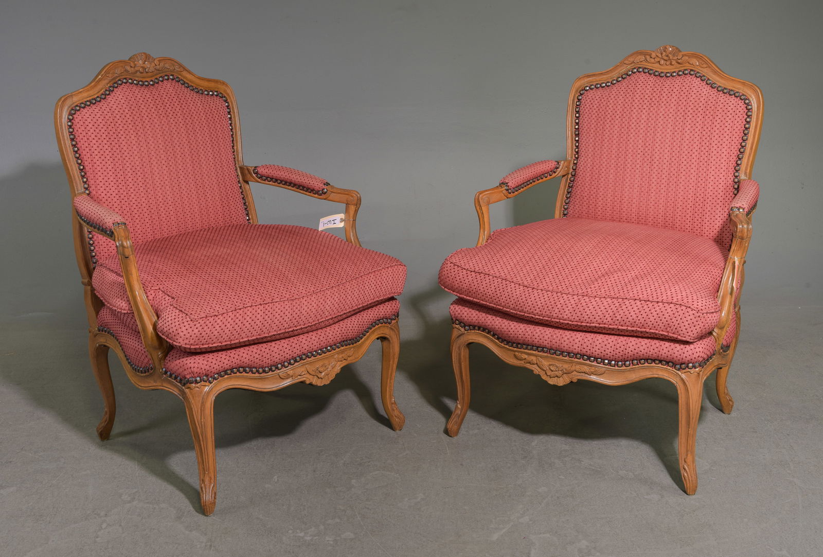 Louis XV Style Pair of Arm Chairs (1 of 6)