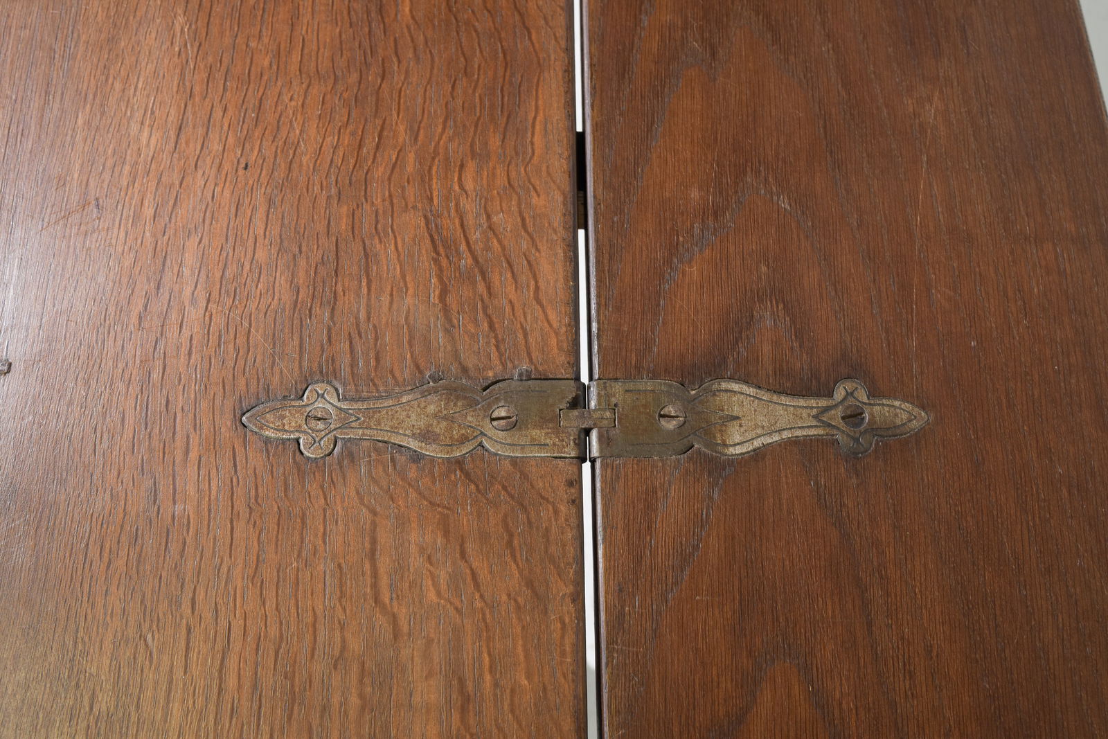 French Rustic Oak Envelope Table - 5