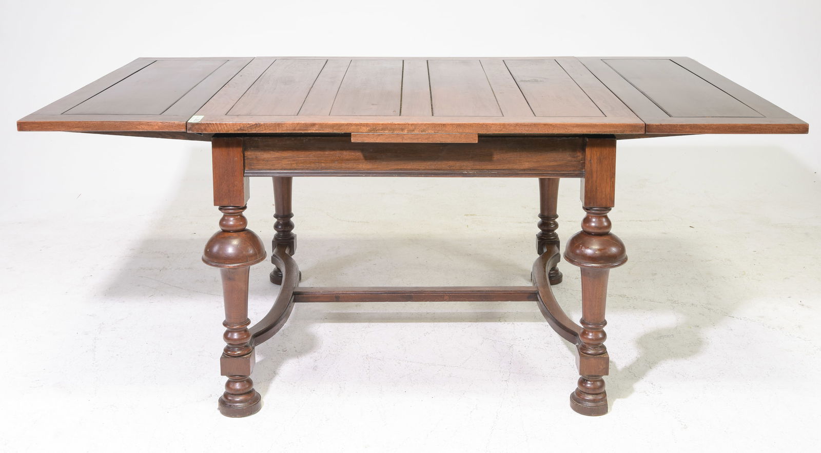 British Oak Draw Leaf Dining Table - 2
