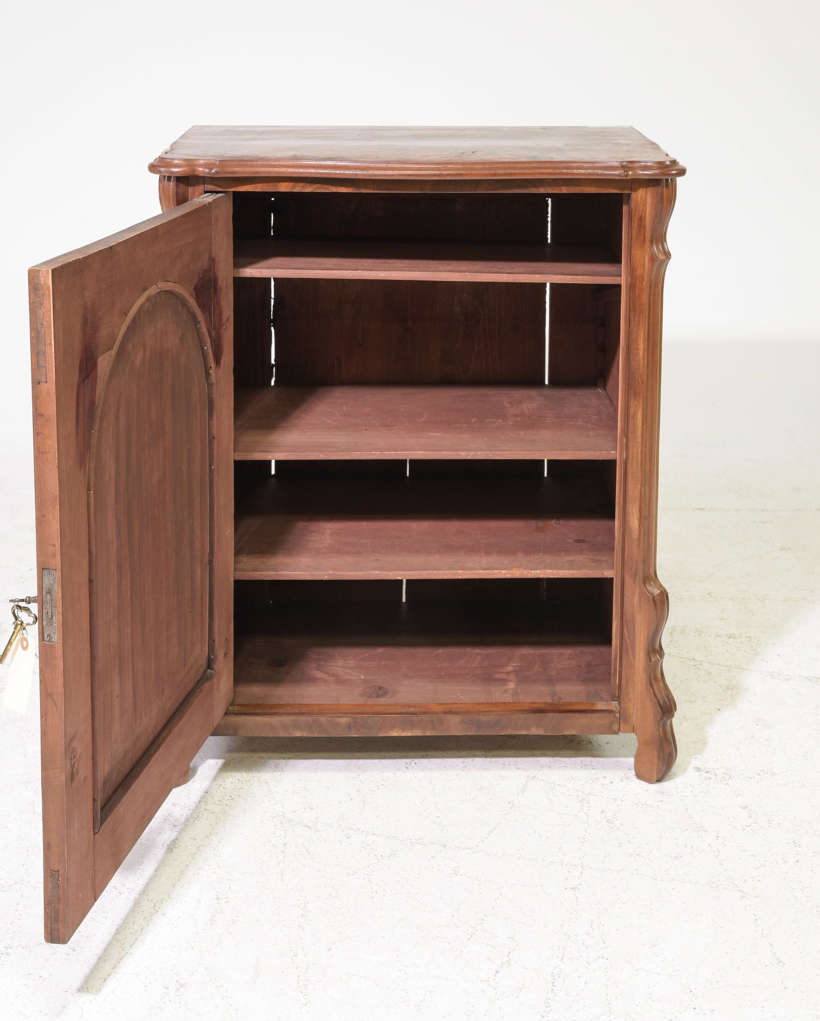Danish Walnut Single Door Cabinet - 2