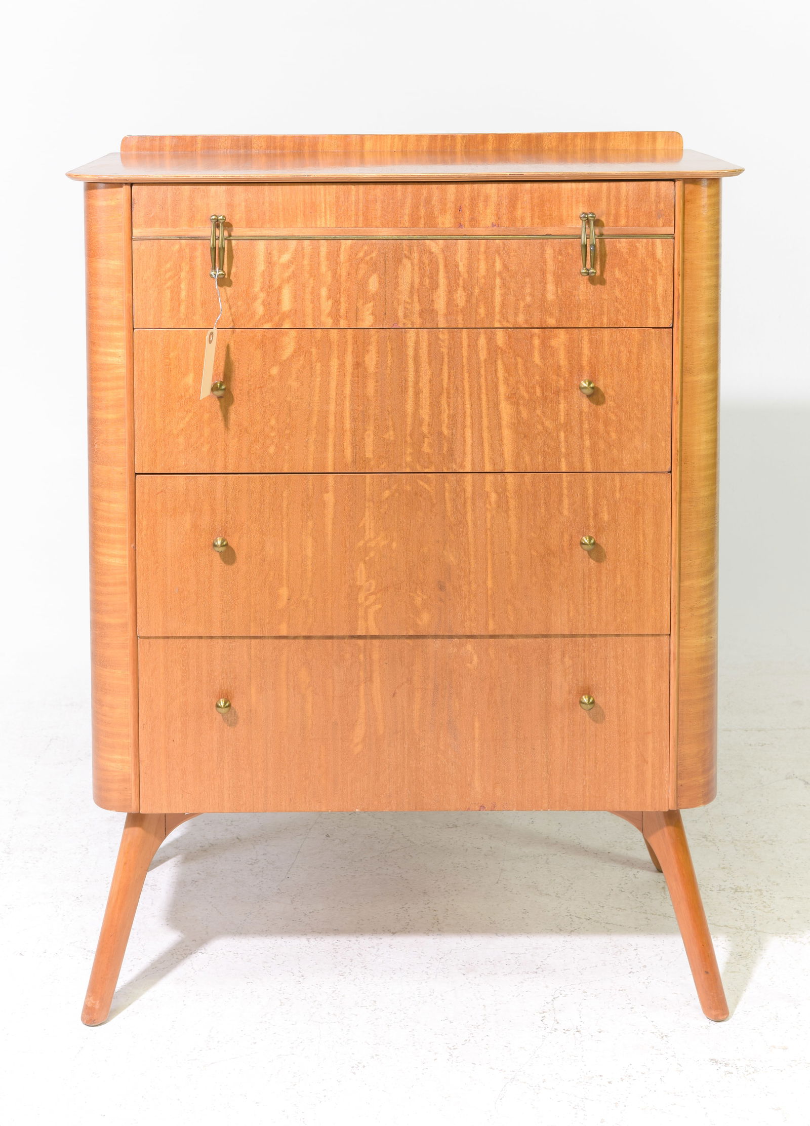 Mid Century Modern Four Drawer Chest (1 of 3)