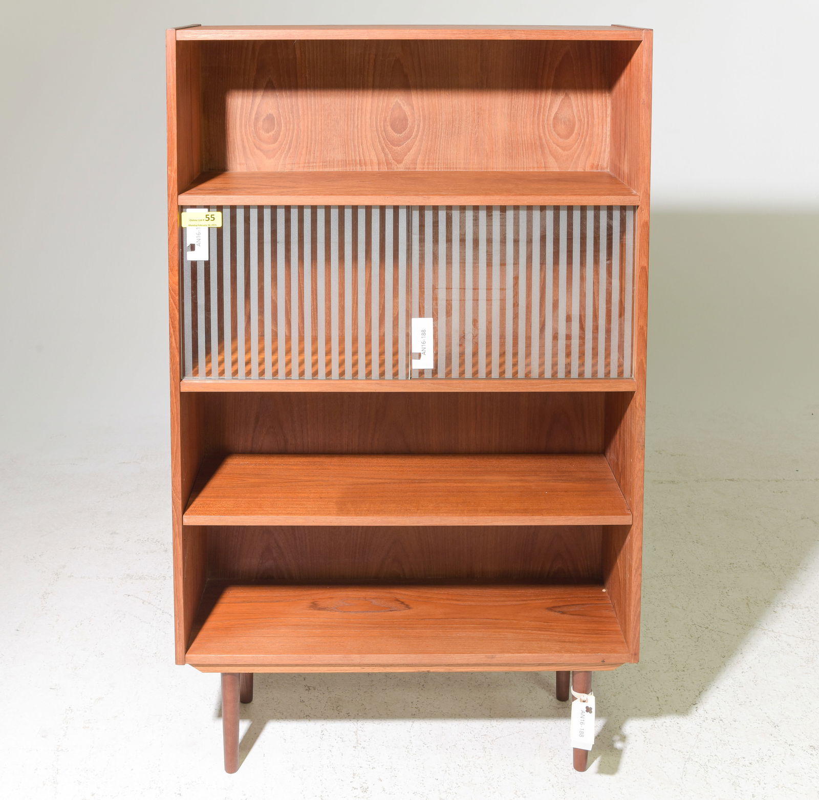 Danish Modern Bookcase with Sliding Glass (1 of 3)