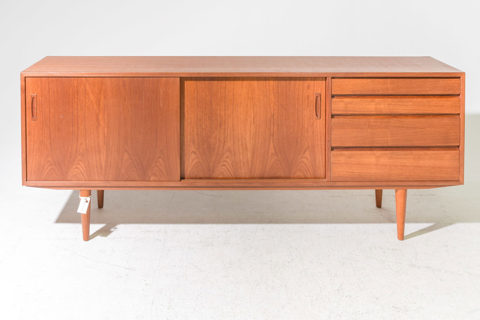 Danish Mid Century Modern Sliding Door Sideboard (1 of 8)