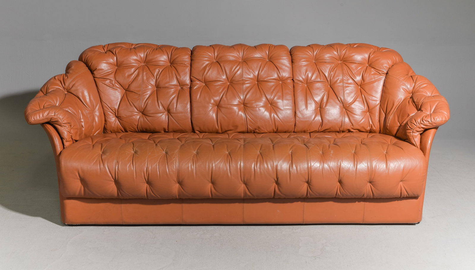 Button Tufted Danish Mid Century Modern Sofa (1 of 6)