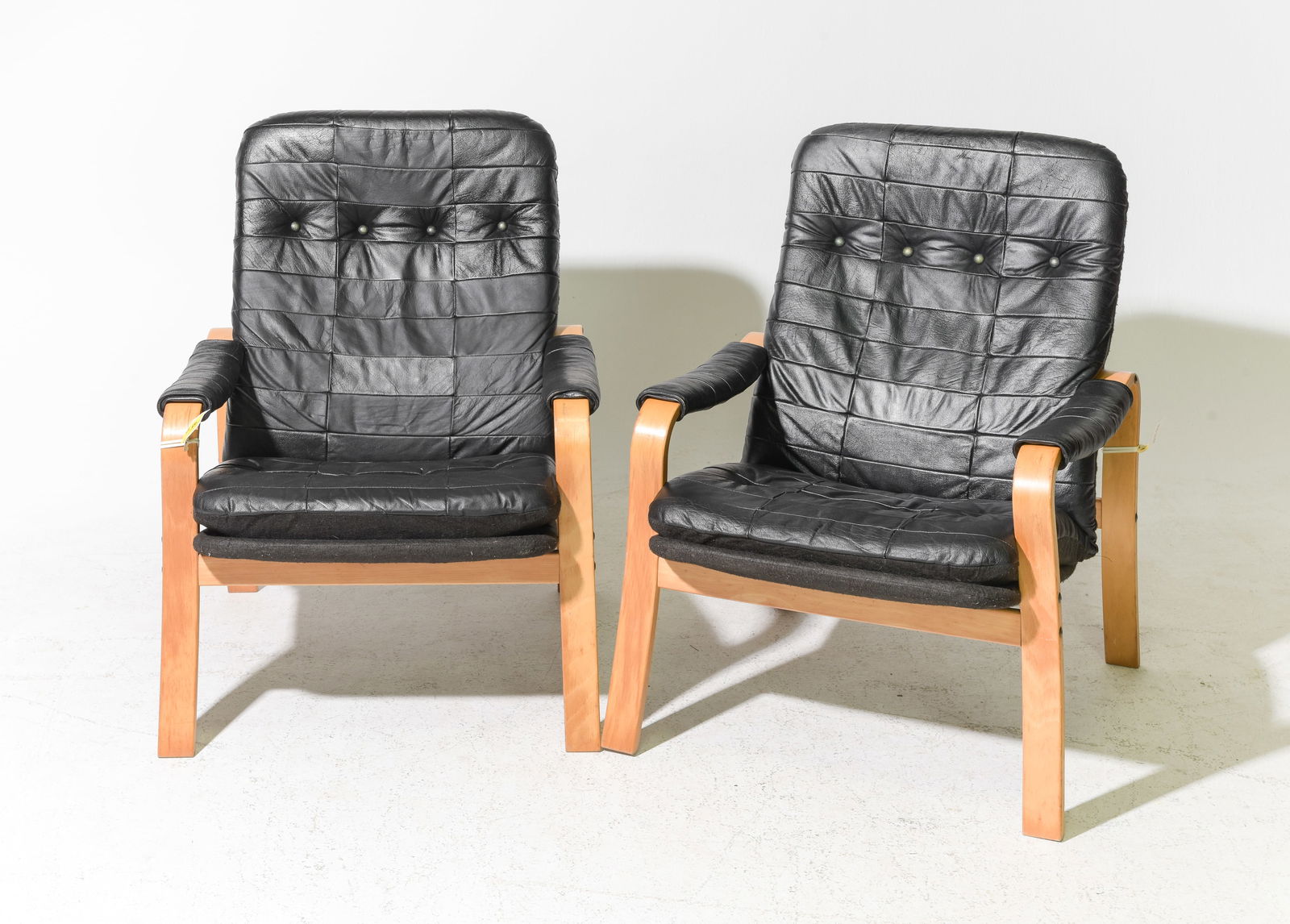 Mid Century Scandinavian Bentwood Lounge Chairs (1 of 5)
