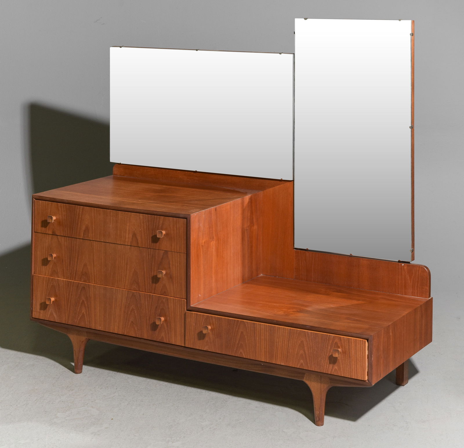 Mid Century Modern Dresser with Mirrors (1 of 4)