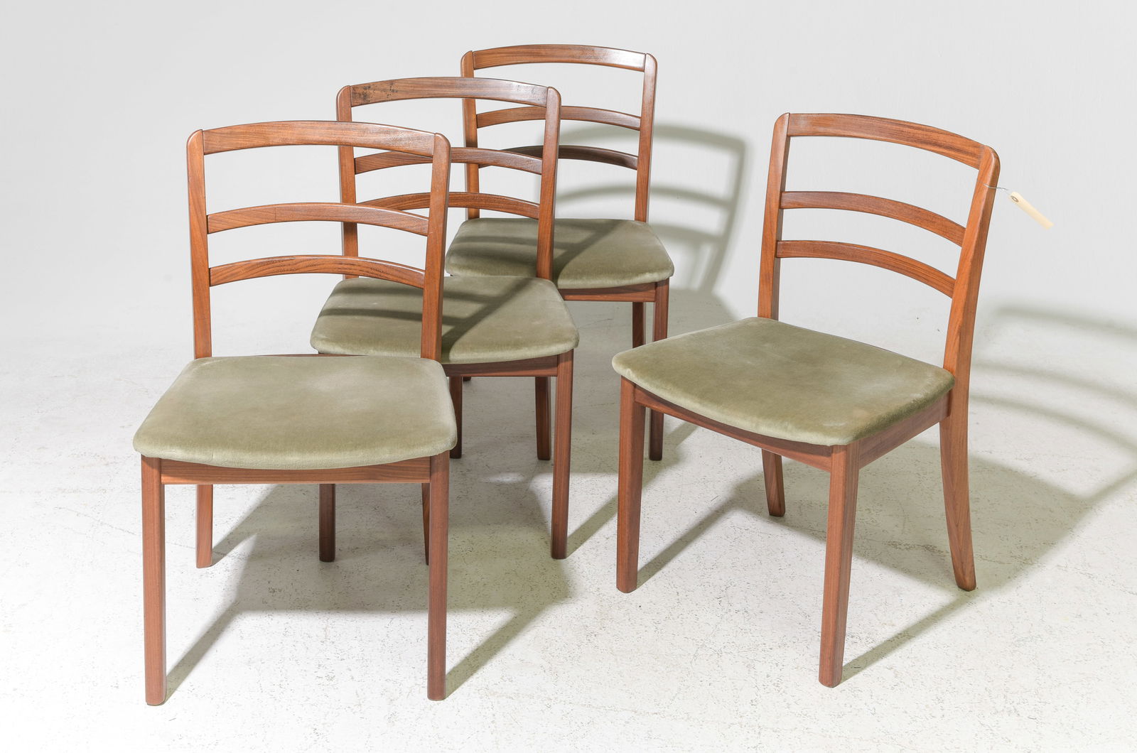 4 Mid Century Curved Ladder Back Chairs - Gplan (1 of 7)