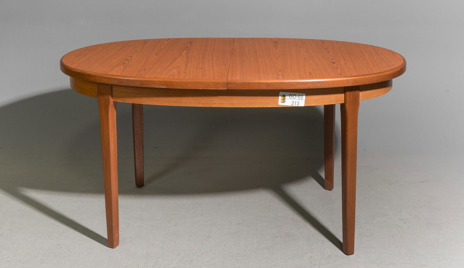 Oval Mid Century Modern Teak Dining Table (1 of 5)