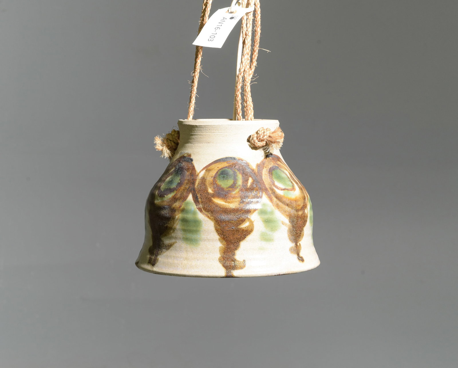 Danish Hand Made Pottery Chandelier #3 (1 of 3)