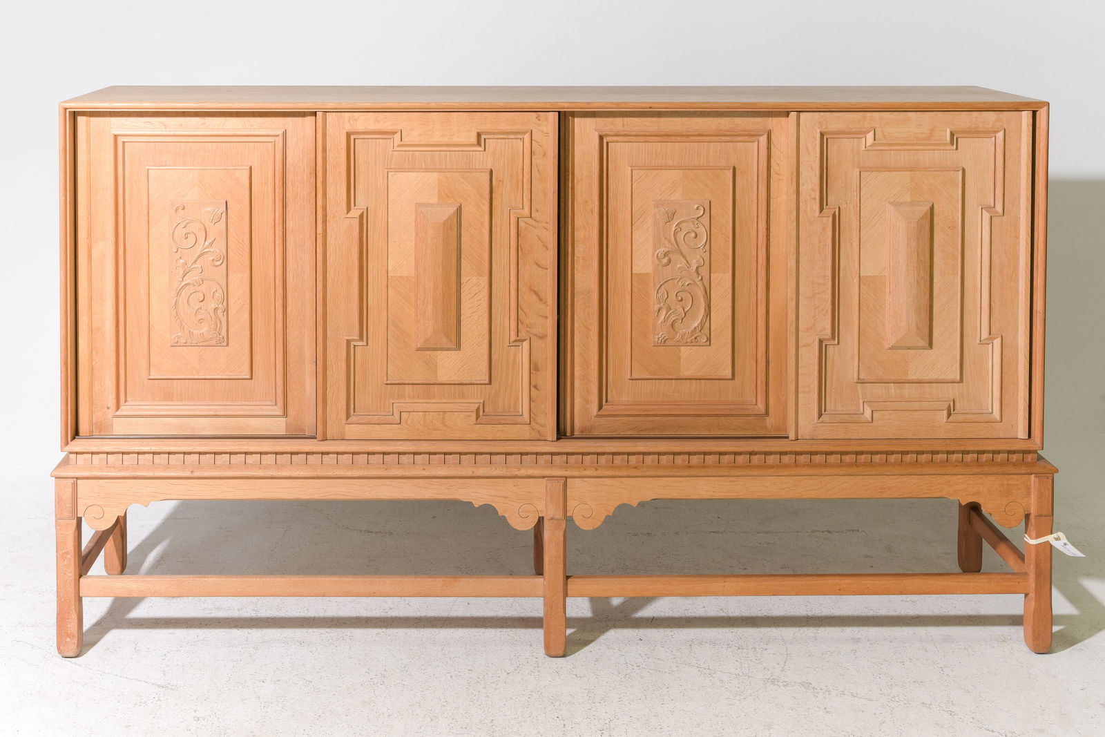 Danish Oak Sideboard with Sliding Doors (1 of 10)
