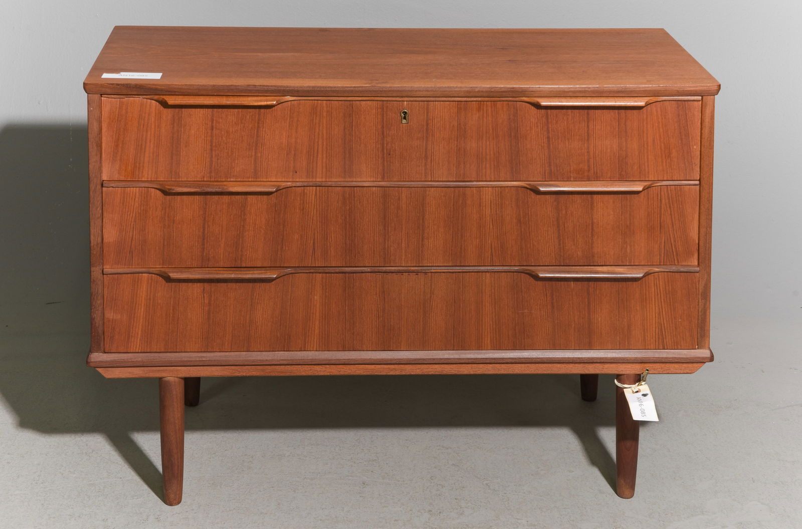 Danish Teak Chest with Folded Handles (1 of 4)