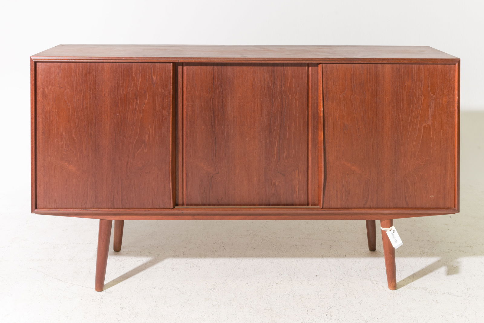 Danish Modern Sliding Door Cocktail Cabinet (1 of 6)