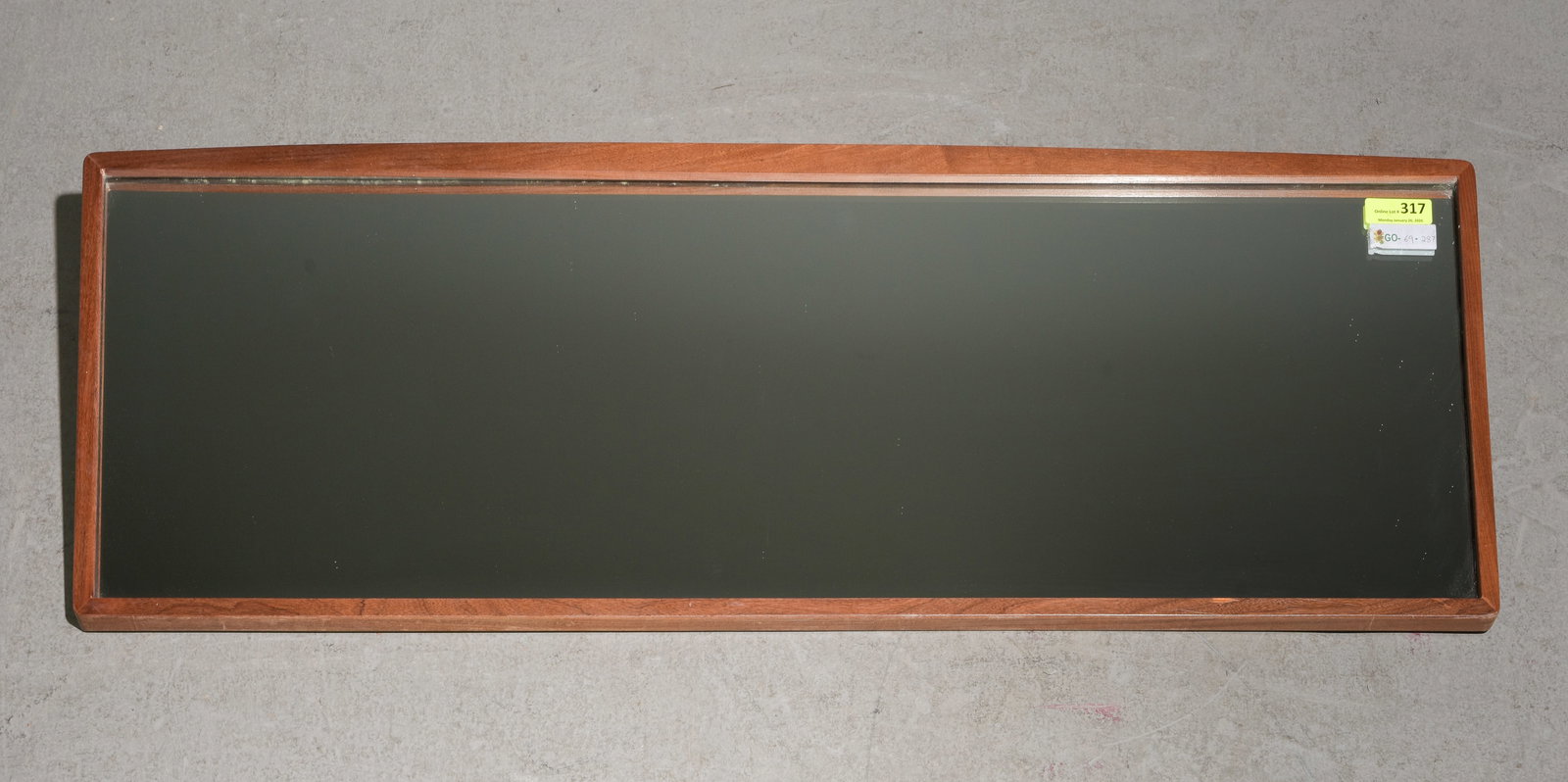 Mid Century Modern Teak Framed Mirror (1 of 3)