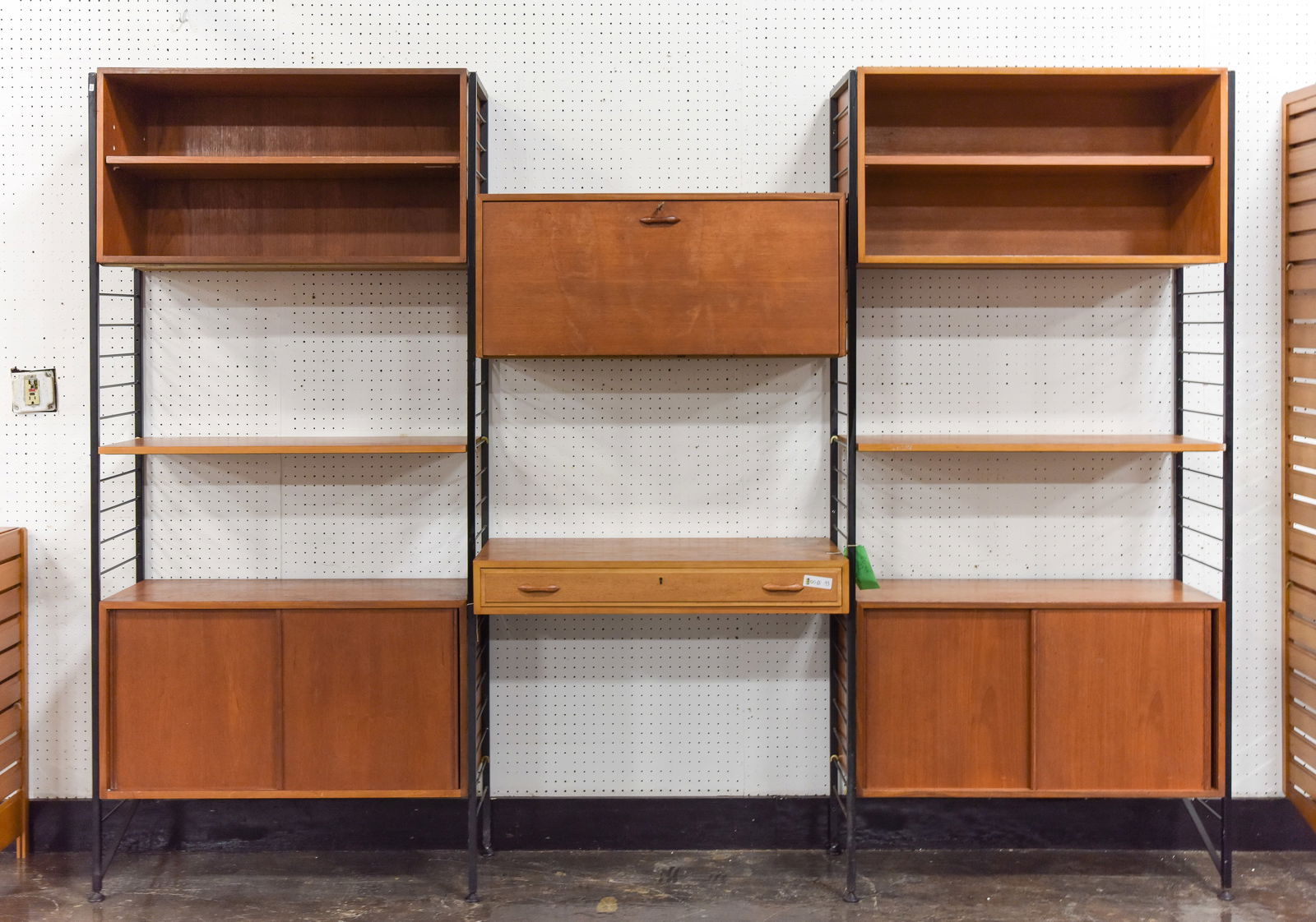 3 Bay Mid Century Wall Unit / System by Ladderax (1 of 6)