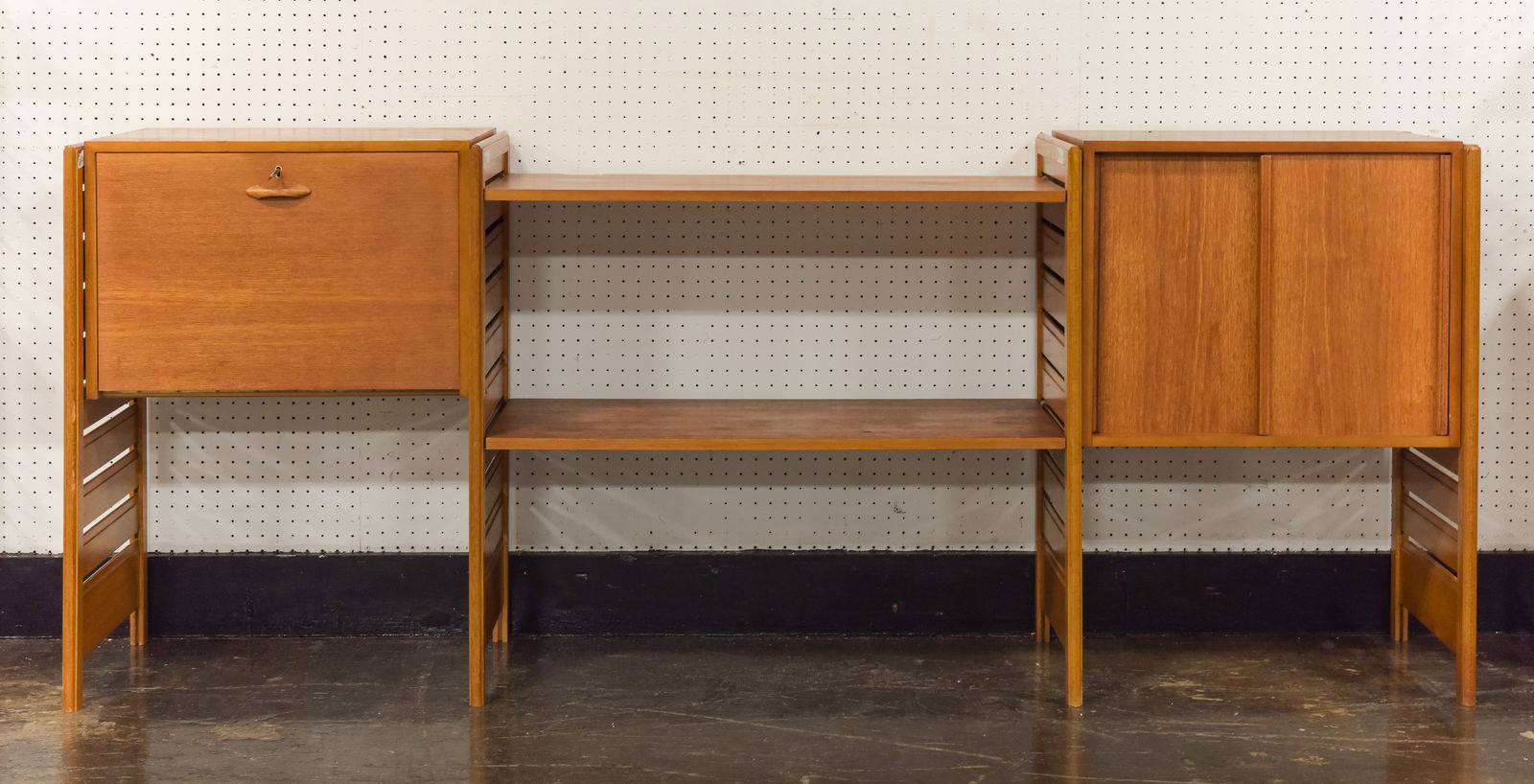 3 Bay Mid Century Wall Unit / System By Ladderax (1 of 4)